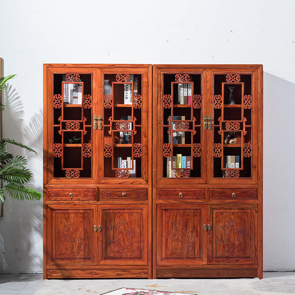 RARLON All Solid Wood Bookcase Locker Shelf Storage Bookcase Wayfair